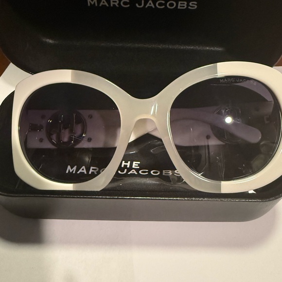 Marc Jacobs Black and White Sunglasses
